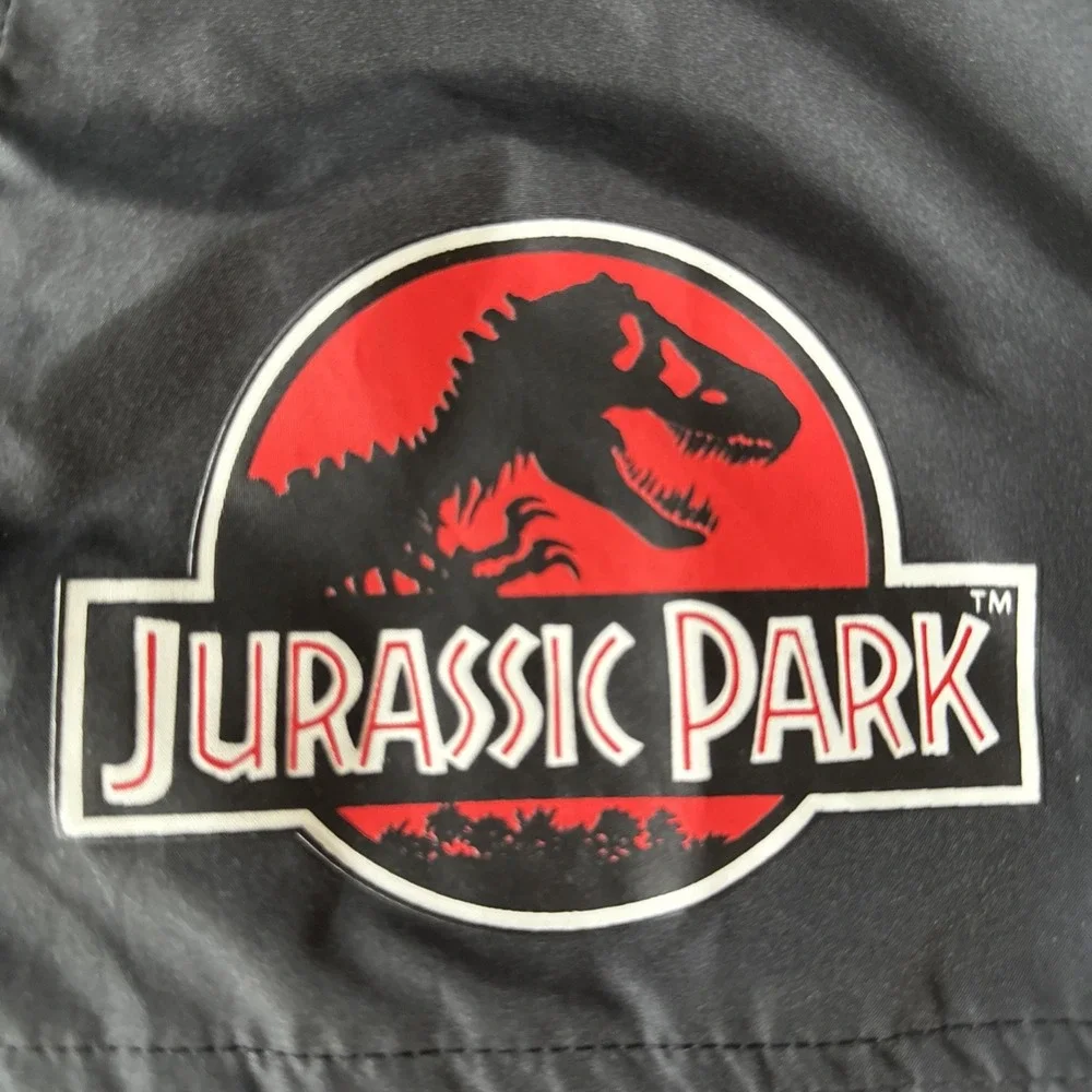 Men Jurassic Park Universal Studios Exclusive 1/4 Zip Windbreaker Pullover Small
